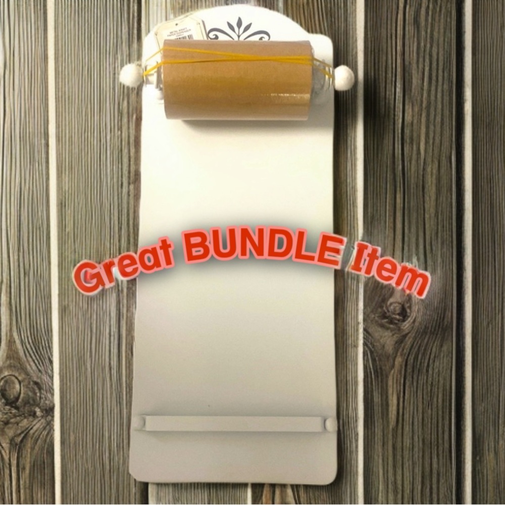 - NWT METAL KRAFT PAPER DISPENSER